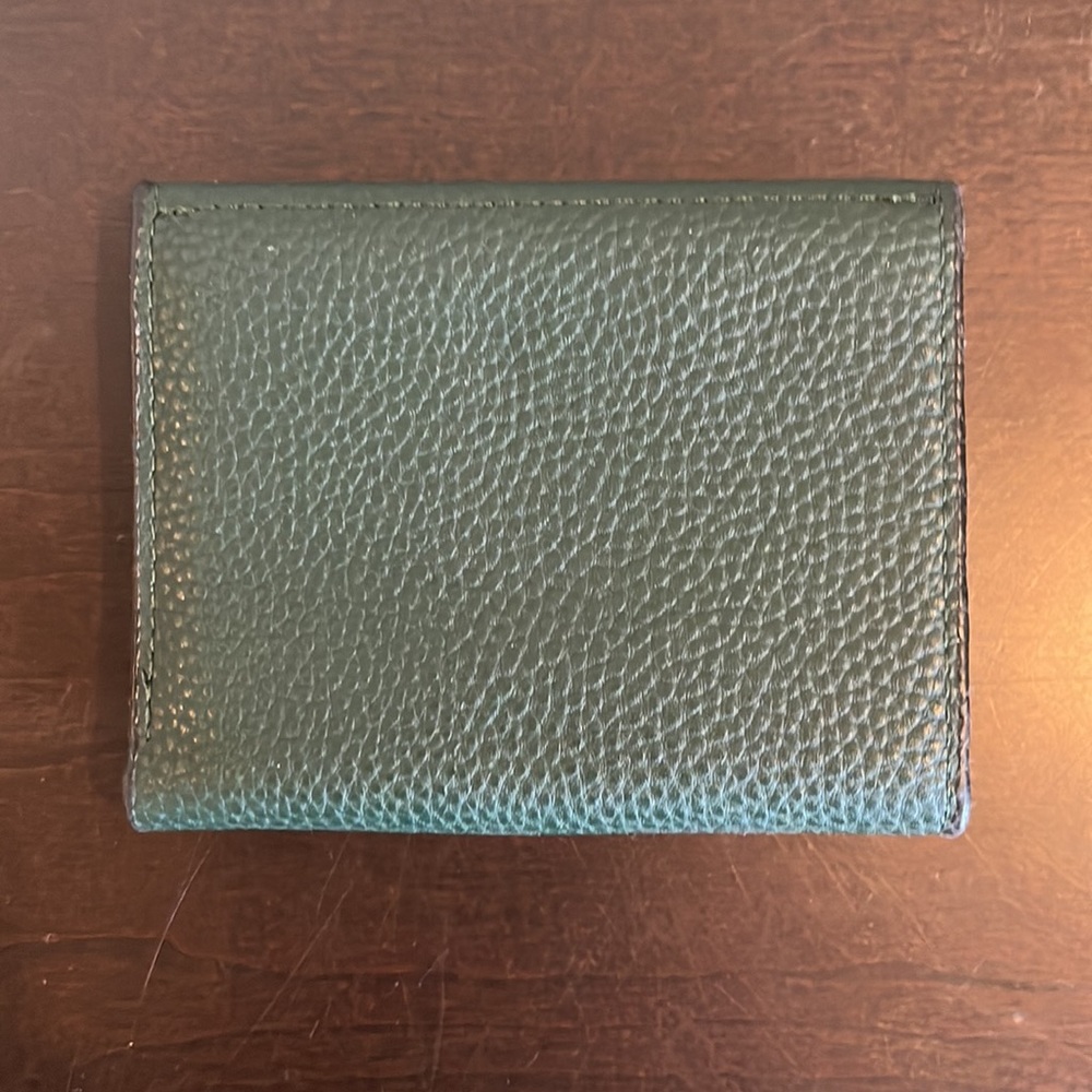 Dark Green Fancy Buckle Wallet - Picture 2 of 3